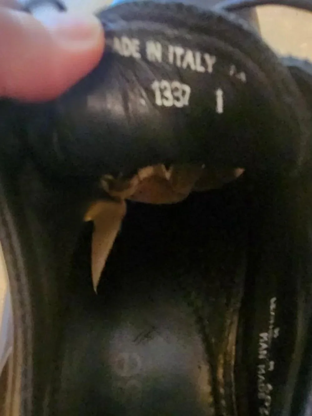 EASE by Florsheim Black Leather Oxford Dress Shoes Size 11 M Made in Italy